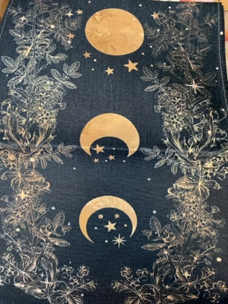 Moon Phase Table Runner 13x72”