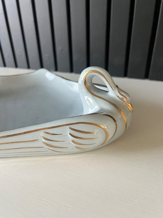 Blue swan trinket dish RSV|121347