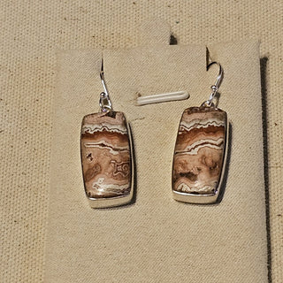 .925 crazy horse lace dangle earrings