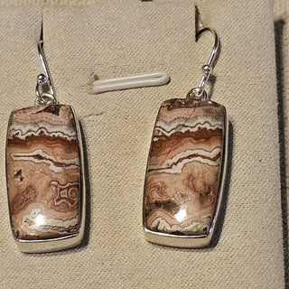 .925 crazy horse lace dangle earrings