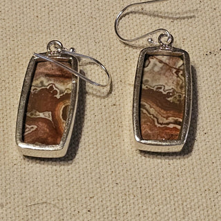 .925 crazy horse lace dangle earrings