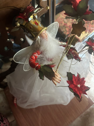 Vintage Dept 56 Christmas Krinkles Patience Brewster Tree Topper #62 VV MTS|95355