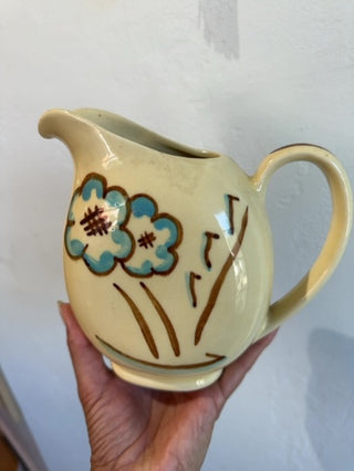 1940s Shawnee USA Floral Pitcher