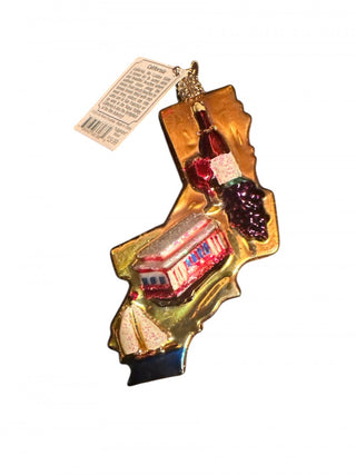 Old World Christmas Ornament for Christmas Tree California  USA Glass #62 VV MTS|139083
