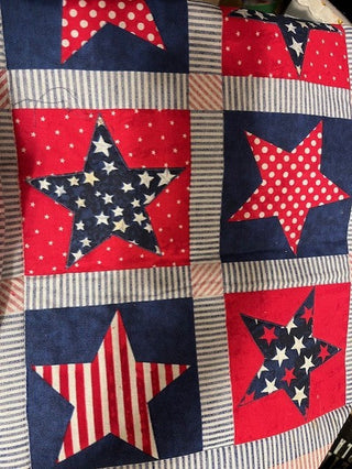 #1528 Patriotic Table Runner