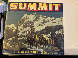 Summit Authentic Citrus Farm Crate Label EC102 MTS