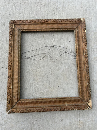 12F Vintage Wood Carved Frame 15.5” x 13.5” MTS|65438