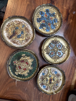 Vintage Italian Coaster/Trinket Set (5pc)-MTS|103786