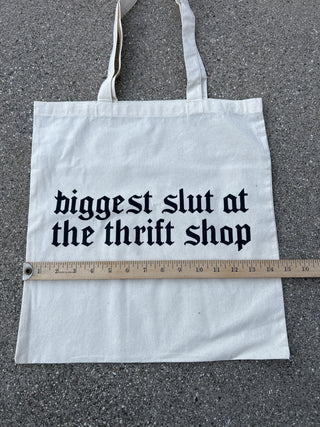 Biggest Slut at the Thrift Store Tote Bag MTS
