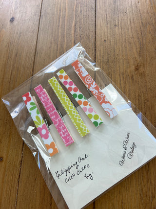 Handmade Multi-color Chip Clips MTS|70126
