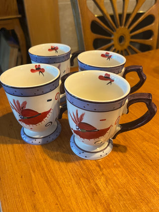 Red Hat Society Footed Pedestal Mug RSV|101652