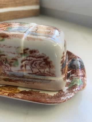 Vintage Nasco Covered Butter Dish
