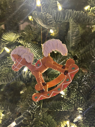 Gingerbread Rocking Horse Ornament     MTS|131940
