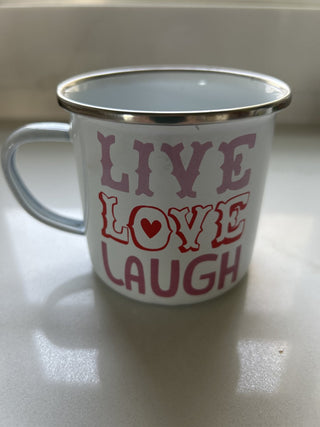 Lori Holt Home Town Enamel Tin Mug-RSV