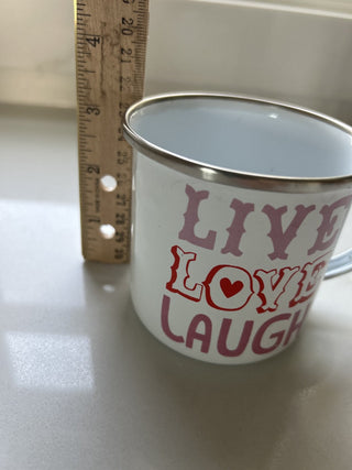 Lori Holt Home Town Enamel Tin Mug-RSV