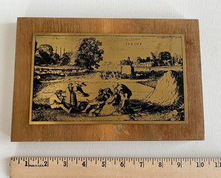 Copper etched plaque Julius RSV