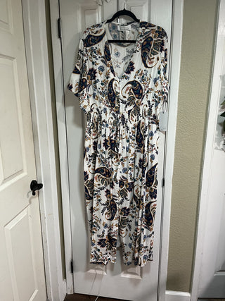 New with Tags Women's Size 3X Paisley Dress RCD|119490