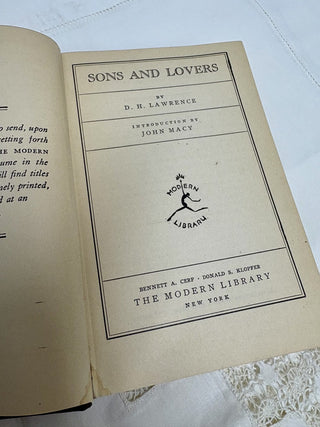 Sons and Lovers by D.H. Lawrence Book RSV