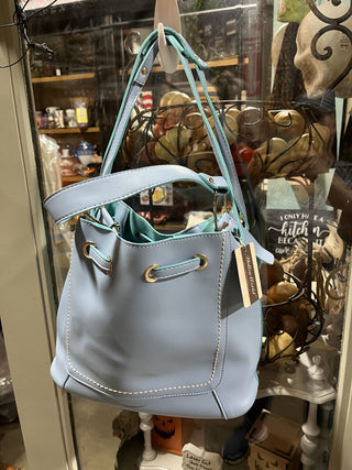 New Robin’s Egg Blue Purse Matching Makeup Bag RCD|122562