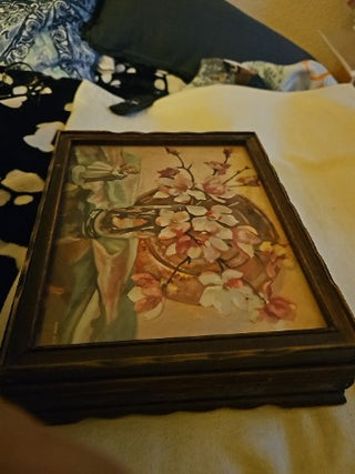 Vintage Wedding Wooden Box