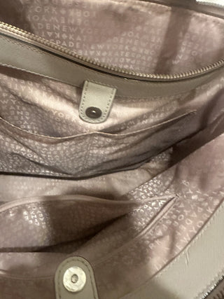 Kate Spade Newbury Lane Loden Satchel handbag Biege Leather shoulder strap purse approx. 14"#63 VV MTS