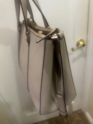 Kate Spade Newbury Lane Loden Satchel handbag Biege Leather shoulder strap purse approx. 14"#63 VV MTS