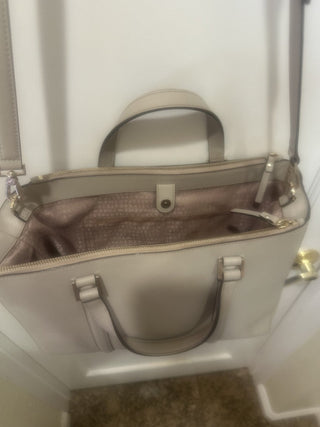 Kate Spade Newbury Lane Loden Satchel handbag Biege Leather shoulder strap purse approx. 14"#63 VV MTS