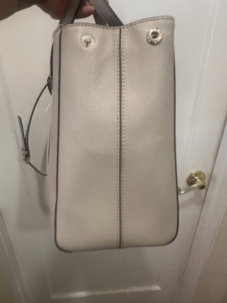 Kate Spade Newbury Lane Loden Satchel handbag Biege Leather shoulder strap purse approx. 14"#63 VV MTS