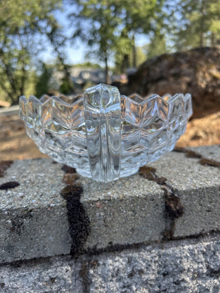 12F Fostoria Cube Design Large Trophy Bowl MTS|80938