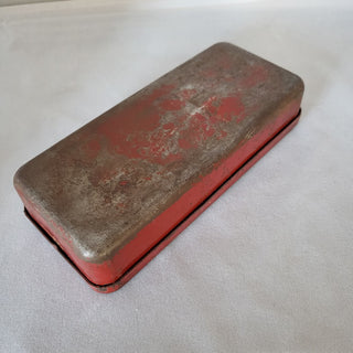 Vintage Stevens Walden Red Metal Box RSV|108358