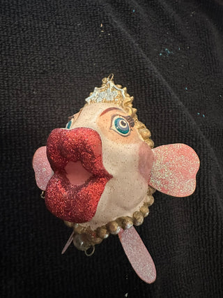 Ornament Kissing Fish Katherine's Collection MTS|89807