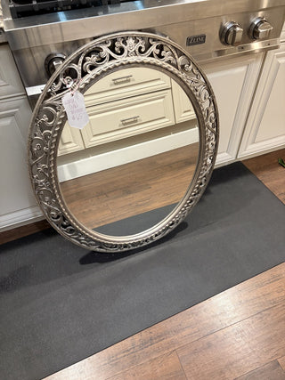 Large Ornate Oval Mirror RCD (For Pick Up Only)