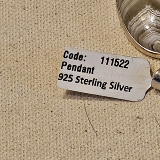 .925 crazy lace Agate pendant|90126