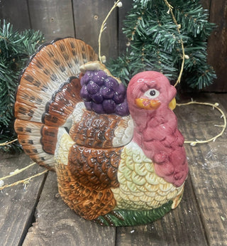 Vintage Ceramic Turkey Gravy Boat Thanksgiving Table Decor #63 VV MTS|126071
