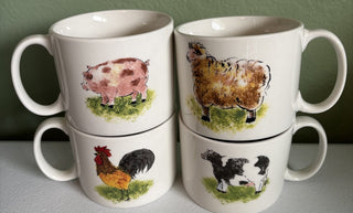 farm animal mugs set rsv|158935