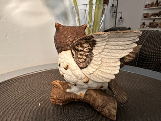 Owl Bisque Bright Yellow Eyes MTS|89878