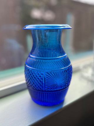 Vintage cobalt blue vase