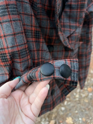Style Book Plaid Blazer Size Small