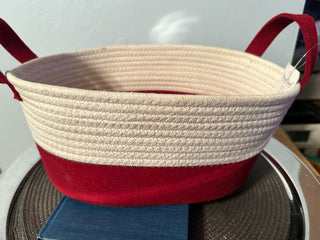 Basket Cotton Rope/ Red Felt MTS