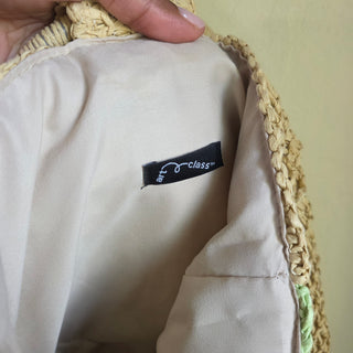 SALE - Art Class Striped Straw Tote Bag