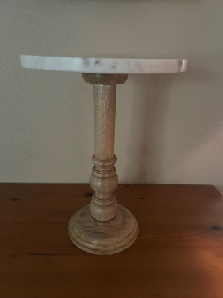 Joanna Gaines Marble and Wood Riser    MTS|102687
