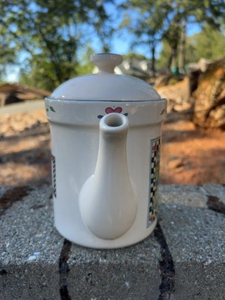Vintage Susan Winget Ceramic Teapot