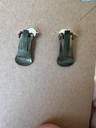 Confetti Lucite Clip-ons 60s MTS