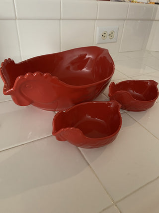 Jd-Revol porcelain  3 pc Chicken bakeware MTS|88245