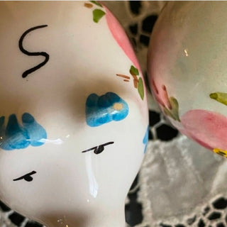 Vintage Ceramic Pig Salt/Pepper Shakers- RSV