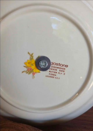 Spring Floral Vtg MCM Teacup Stand- RSV