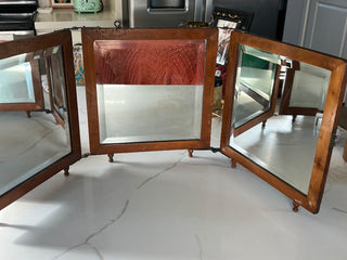 Antique Trifold Shaving Mirror 1880s|66280