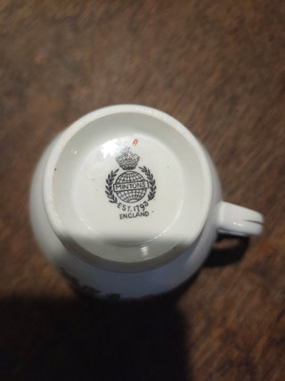 Vtg Mintons England Floral Teacup, 4"