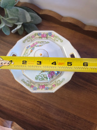 Vtg Covered Sugar Bowl by P.T. Tirschenreuth "Fairmont"