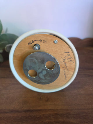 Vtg Ceramic Bird Music Box- Plays "Greensleaves"